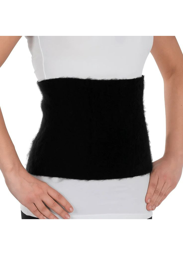 Согревающий шерстяной пояс для спины Кроличий SL-11T, бандаж для поясницы белый, Размер XL Prolife (360920521)