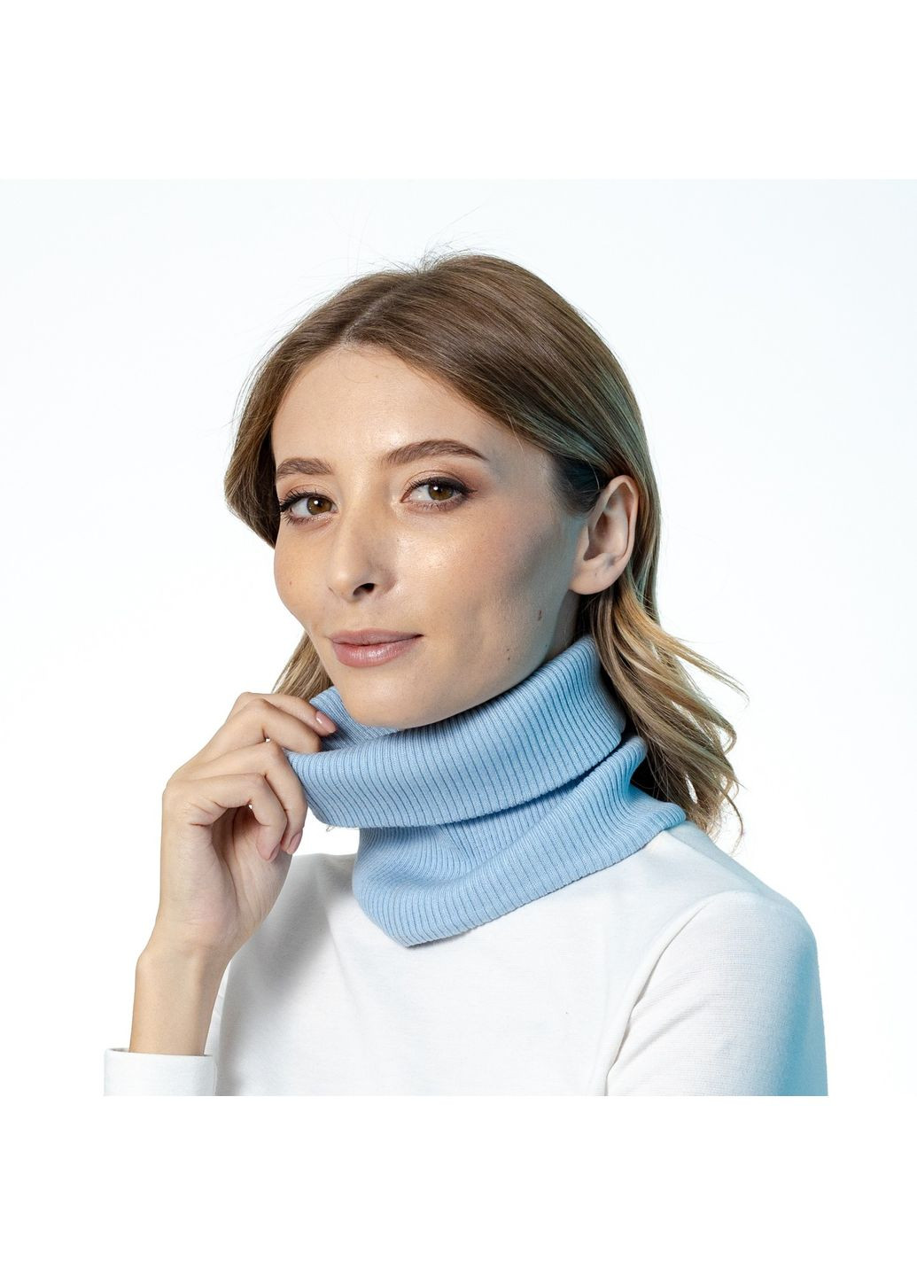 Бафф женский хлопок голубой EDISON LuckyLOOK 573-901 (322789466)