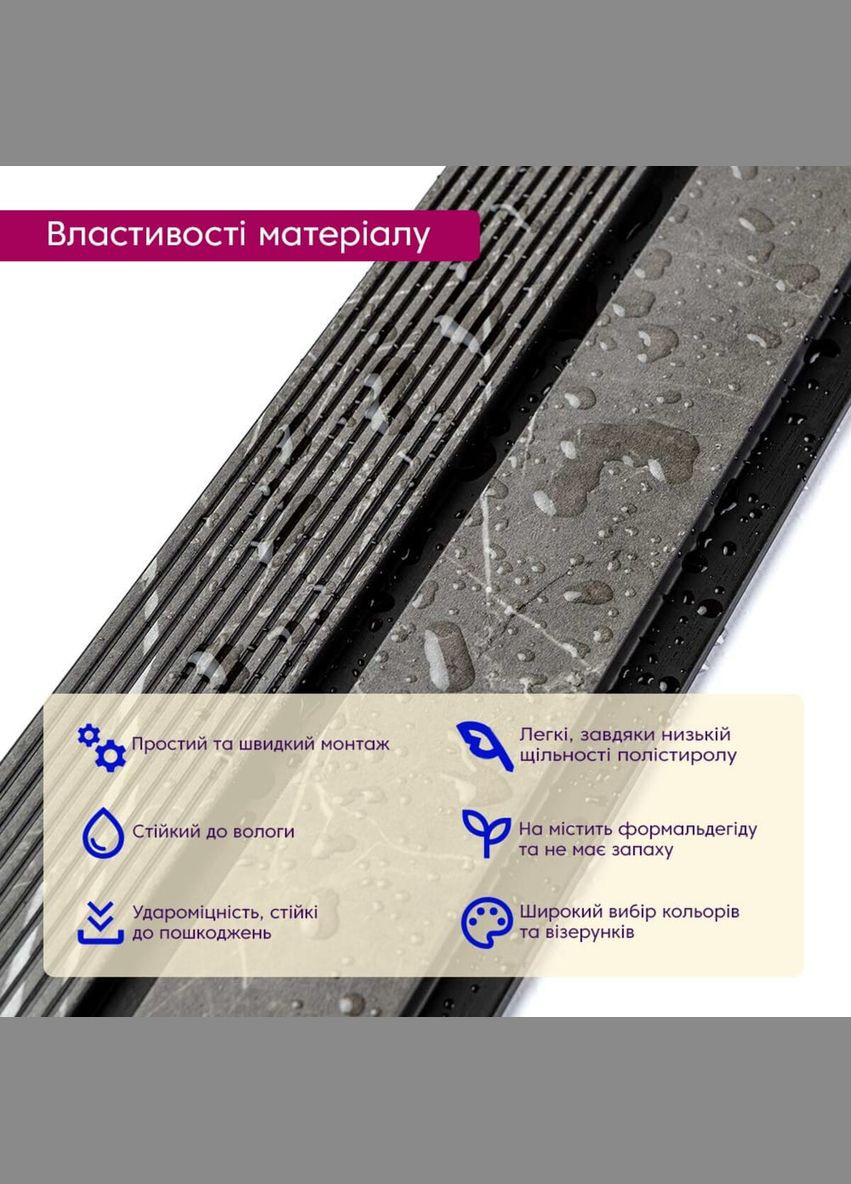 Декоративная PS рейка 2900*120*12мм (D) SW-00001751 Sticker Wall (316187134)