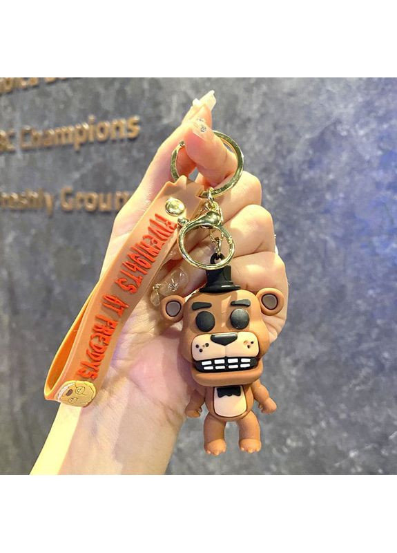 Брелок Фредди Фазбер FNAF сувенир для фанатов игры на ключи рюкзак сумка Five Nights at Freddy’s (370602587)
