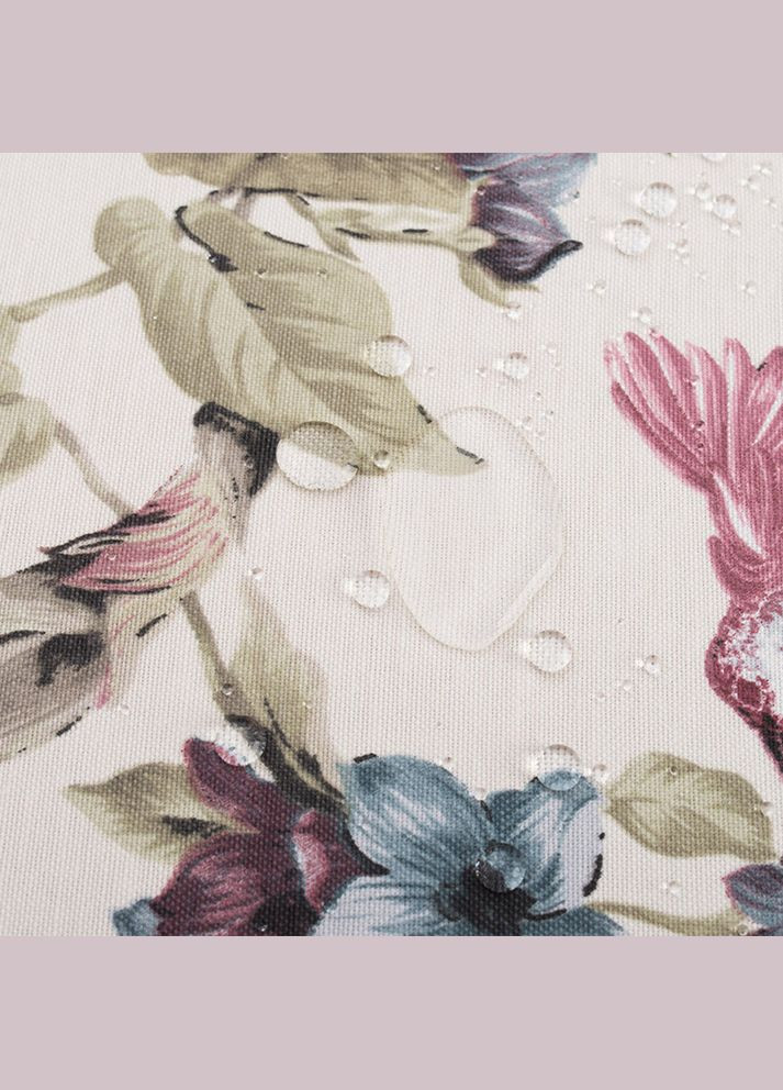 Скатертина 140х170 см з пляма і водовідштовхувальним просоченням бавовна колібрі пудра IDEIA (318501114)