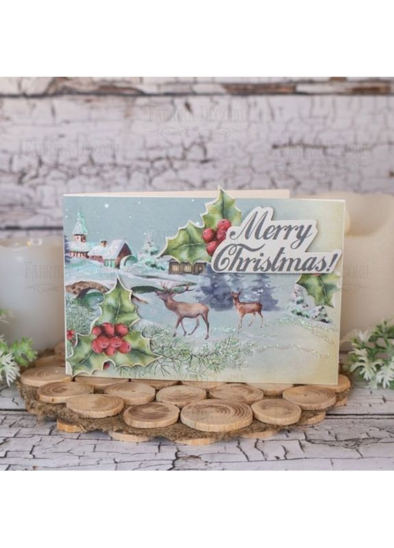 Набір для створення вітальних листівок "Winter wonders" FDGCK-017 Fabrika Decoru (364554684)