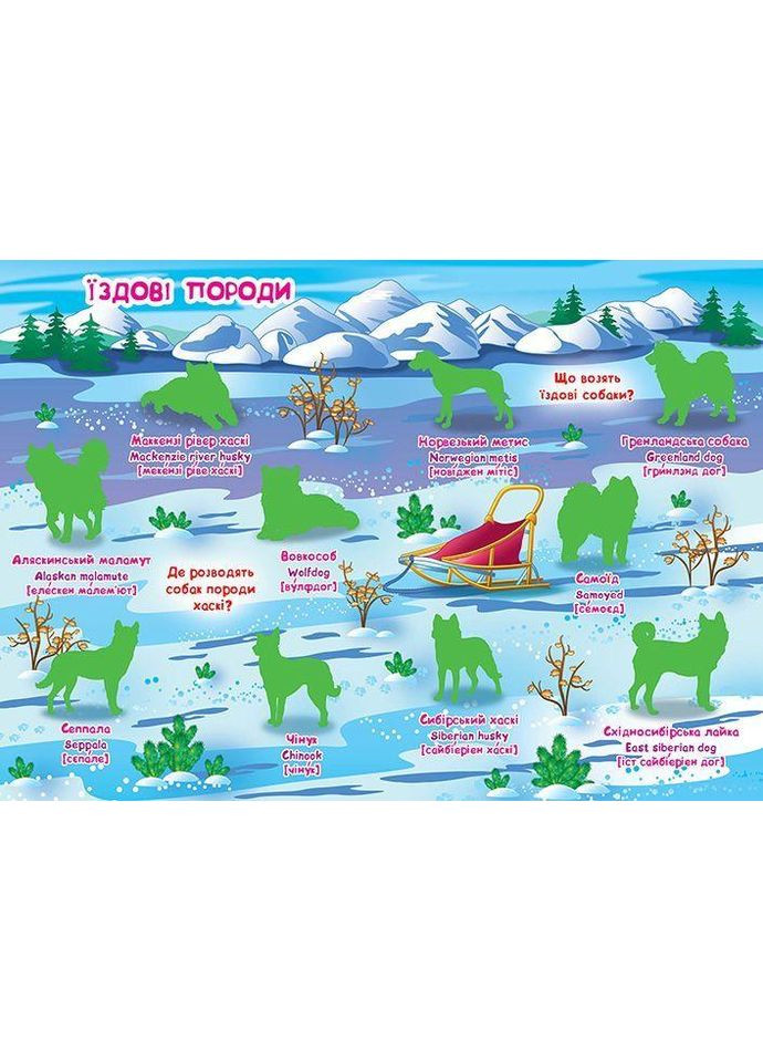 Книга детская "Развивающие наклейки. Умные задания. Собаки" (укр) (F00017048) Crystal Book (362428902)
