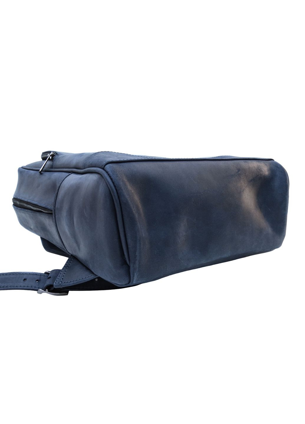 Синій чоловічий шкіряний рюкзак з вінтажній шкіри N1003KB Newery (303830670)