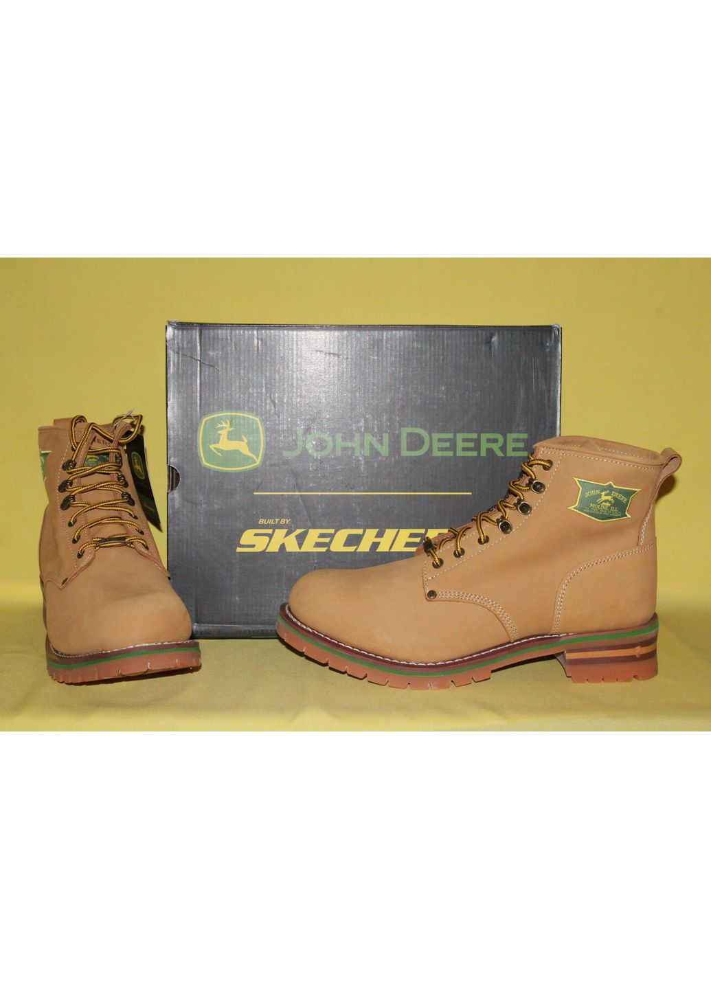 Коричневые ботинки мужские, размер 48 Skechers