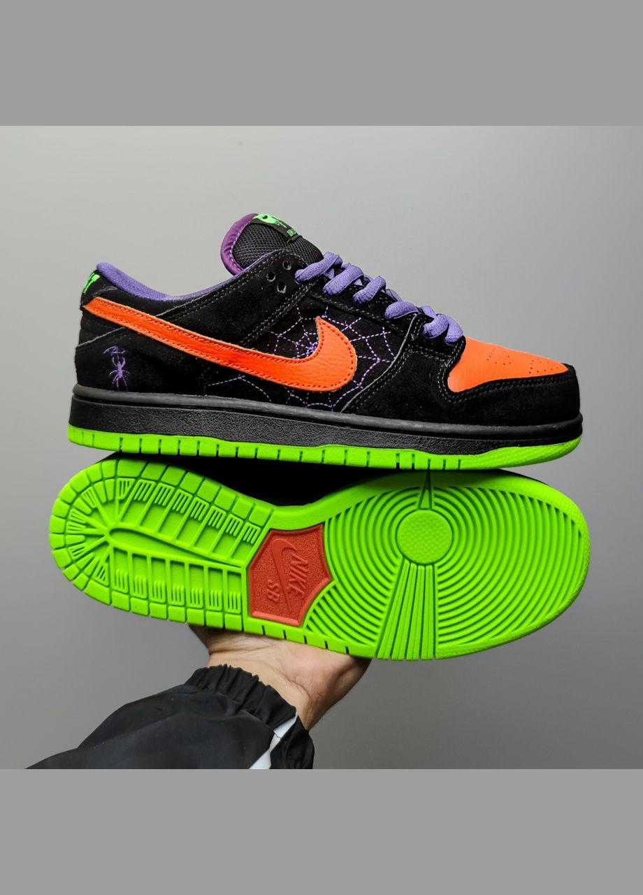 Кросівки зимові жіночі і чоловічі Nike SB Dunk Night of Mischief winter low black fur | Найк СБ Данк низькі чорні з хутром No Brand чорні зими (311225888)