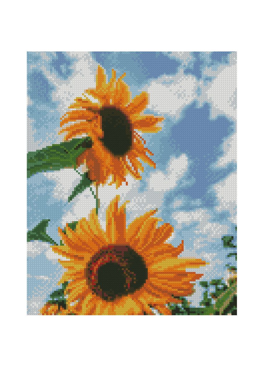 Алмазная мозаика Подсолнухи в небе см для творчества рукоделия аппликация стразами Strateg (369757964)
