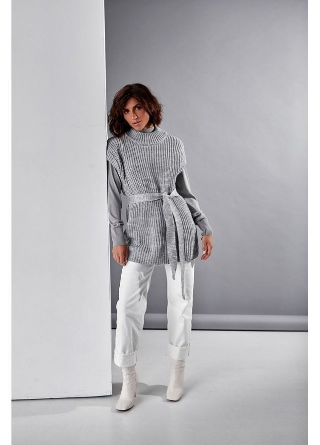 Жилет 2448 Сірий Triko Bakh (368651348)