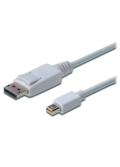 Кабель мультимедийный (AK-340102-030-W) Digitus miniDisplayPort M to DisplayPort M 3.0m (389555367)