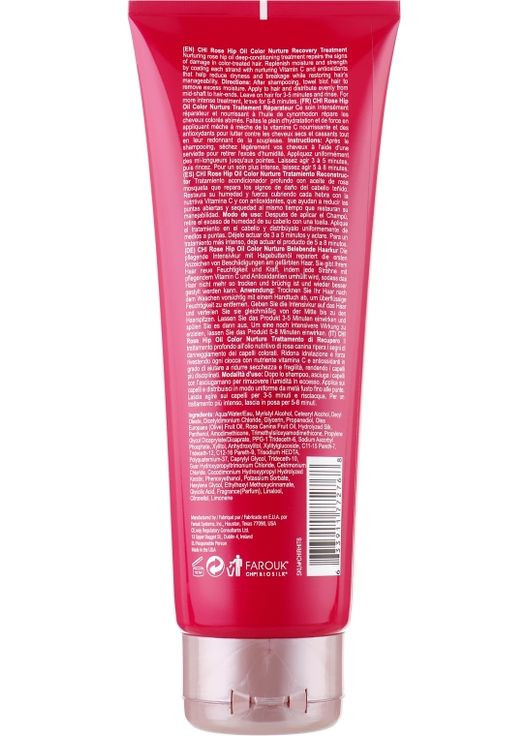 Восстановительная маска с маслом розы и кератином Rose Hip Oil Recovery Treatment 237ml (329355-88425) CHI (368638763)