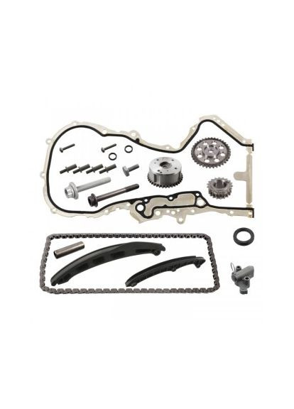 Комплект ланцюга ГРМ Skoda Octavia/Roomster/VW Golf V/Passat 03-15 (130 ланок) 107994 (opt-om) Febi Bilstein (339656987)