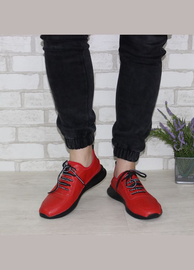 Красные демисезонные мужские кроссовки Fashion