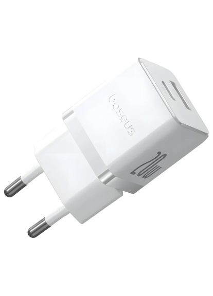Зарядное устройство 1xUSB-C 20W + 1xUSB white + cable USB-C to USB-C 60W 1.0m (P10111608213-01) Baseus 1xUSB-C 20W + 1xUSB white + cable USB-C to USB-C 6 (369882664)