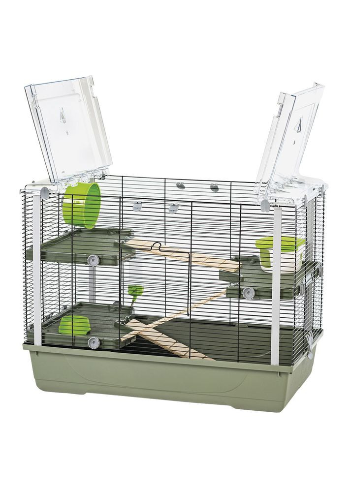 Клетка для кроликов и морских свинок EVA 23 GREEN/BLACK, 79x45x60h см (*) MPS (313654480)