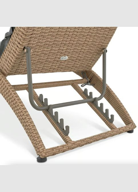 Садовий шезлонг Ciampino бежево/сірий Di Volio (301538551)