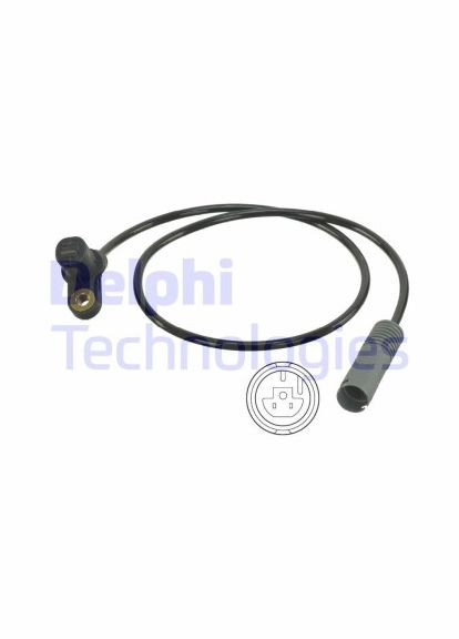 Датчик ABS BMW 3(E36); REAR (L/R) SS20006 Delphi (366193814)