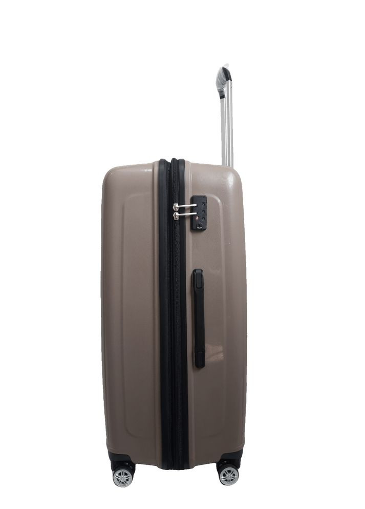 Чемодан дорожный Гигант (XL) Полипропилен Airteх 241 108л 75х52х32см Коричневый (Brown) AIRTEX (297643117)