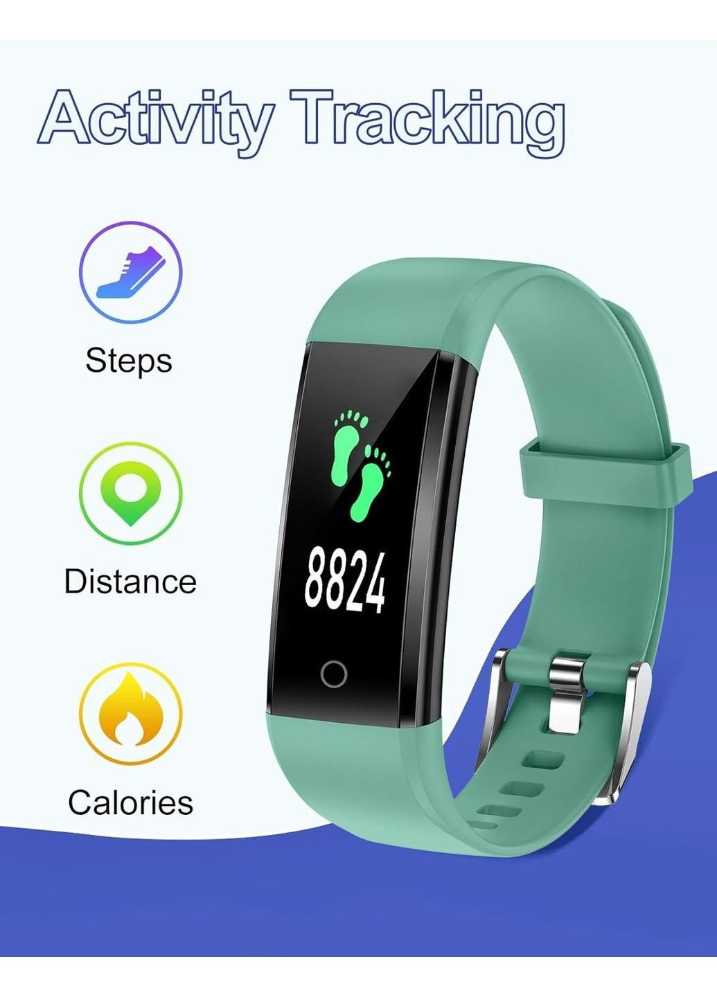 Фитнес-трекер/фитнес часы зеленый Grv