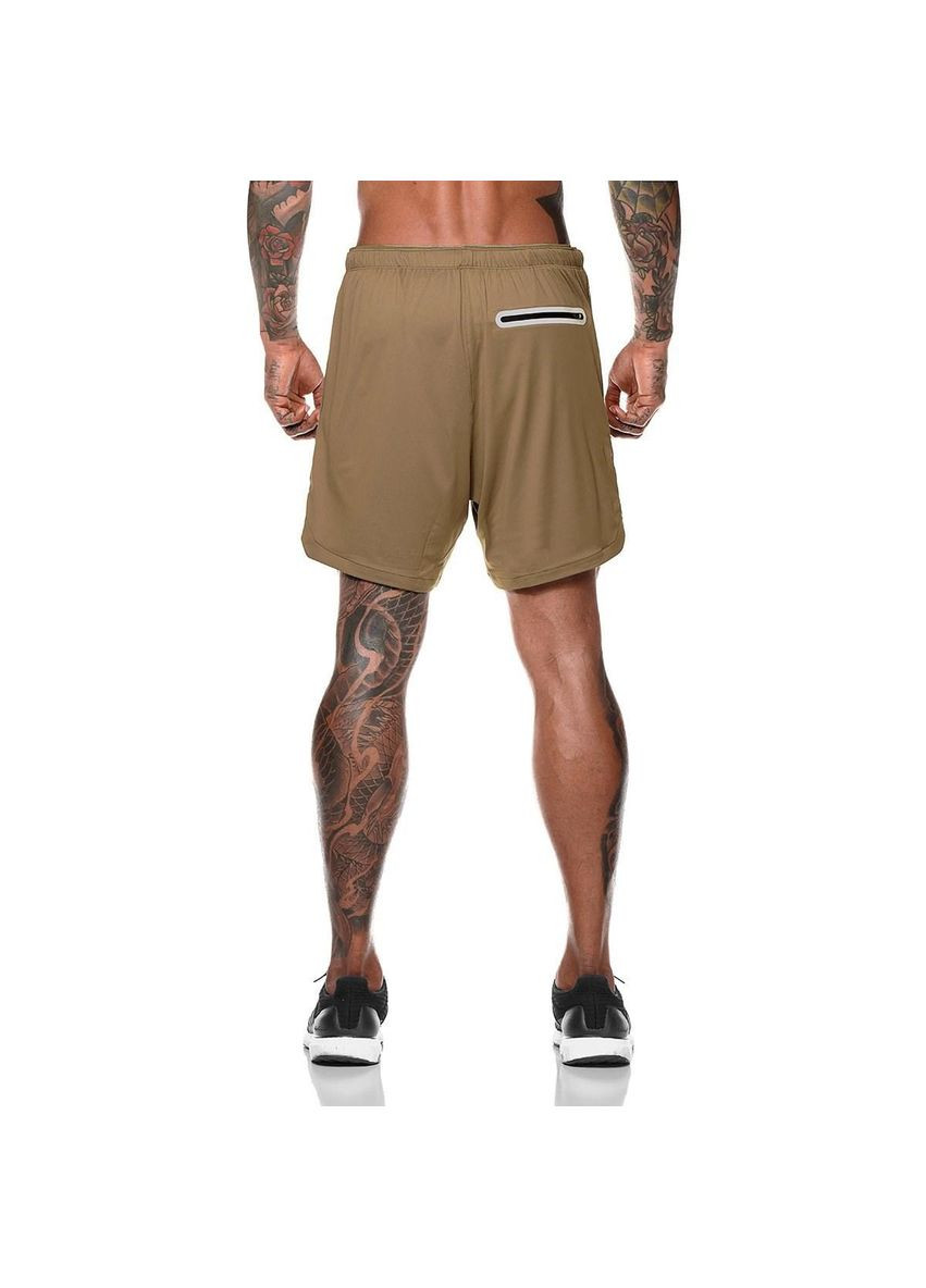 Шорти чоловічи для фітнесу з карманом для телефону No Brand (327365953)