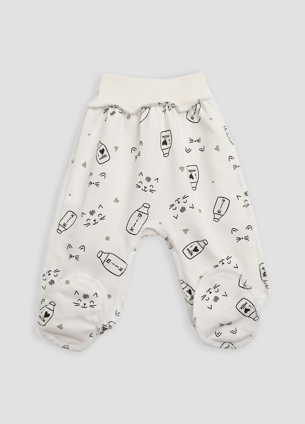 Dexters повзунки для дівчинки колір молочний цб-00259245 молочний футер виробництво - Україна