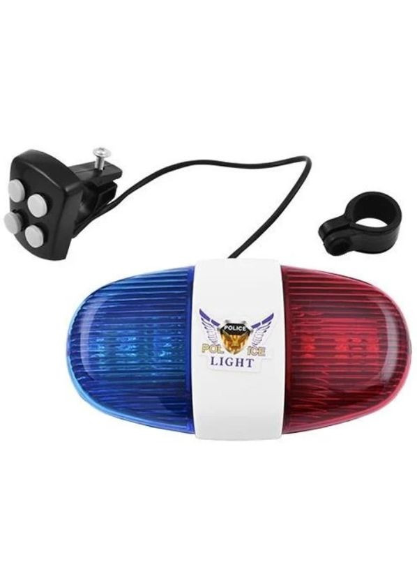 Ліхтар велосипедний XC-325 сигнал/сирена Червоний/Синій VTech (330033585)