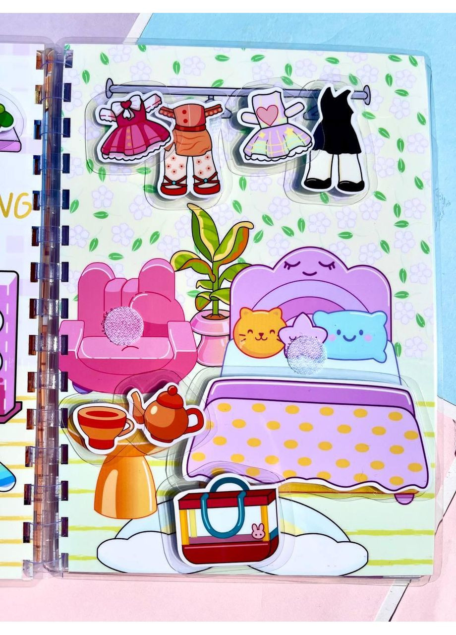 Балерина Капучино книга на липучках No Brand (365762403)