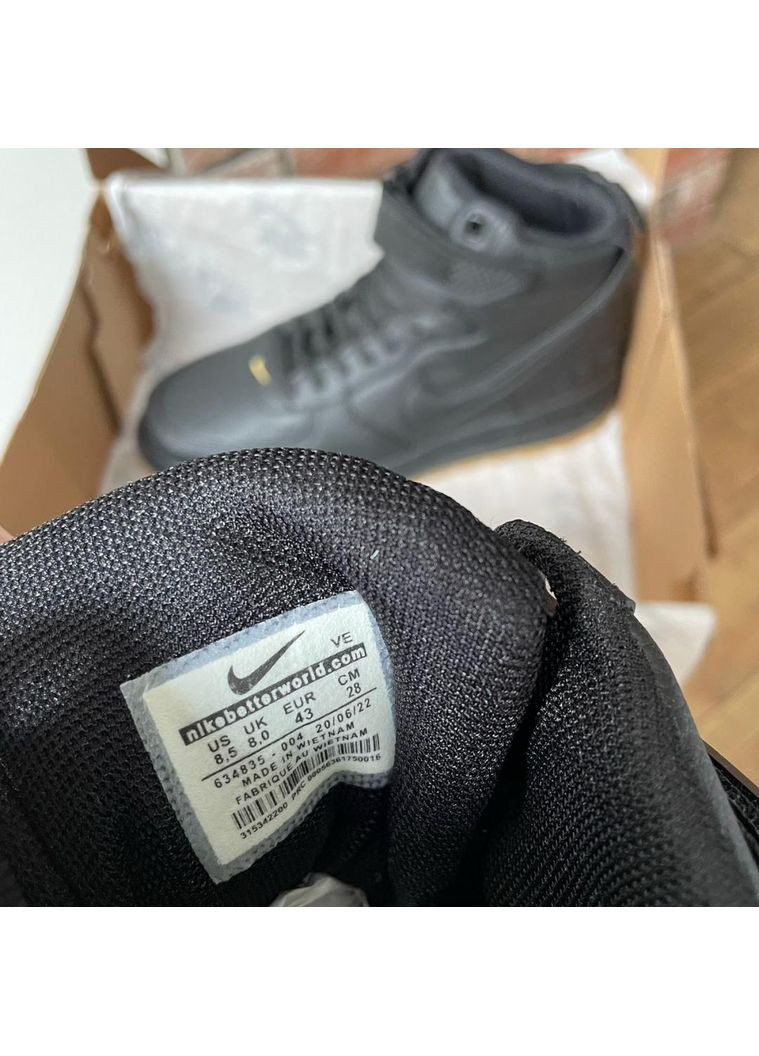 Черные демисезонные кроссовки мужские nike gore-tex brown найк No Brand