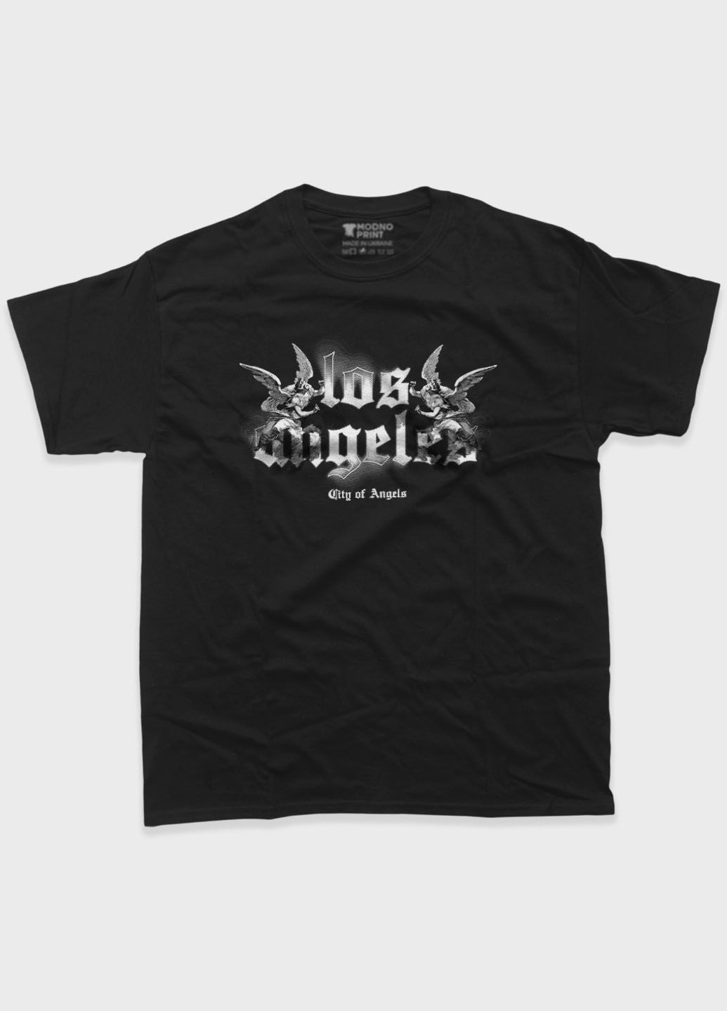 Жіноча футболка з TREETWEAR принтом "LOS ANGELS" Premium Cotton S (TS002-100-1-013-BL-F) Modno - (311536799)