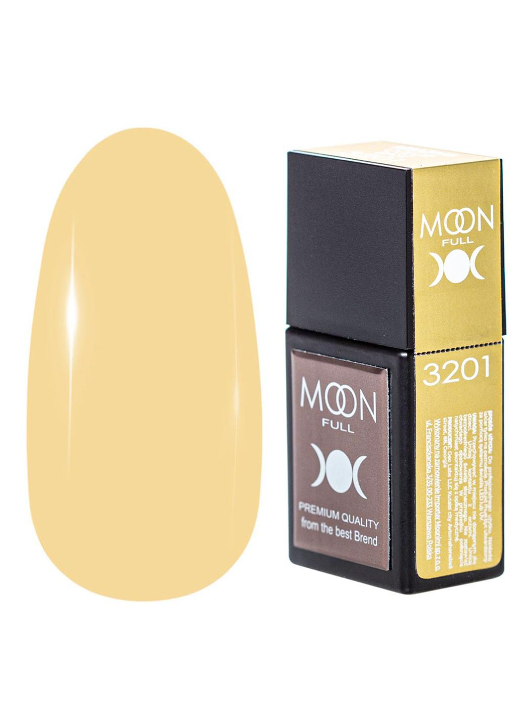 Кольорова база для нігтів Full Amazing Color Base №3201, 21 мл Moon (294960393)