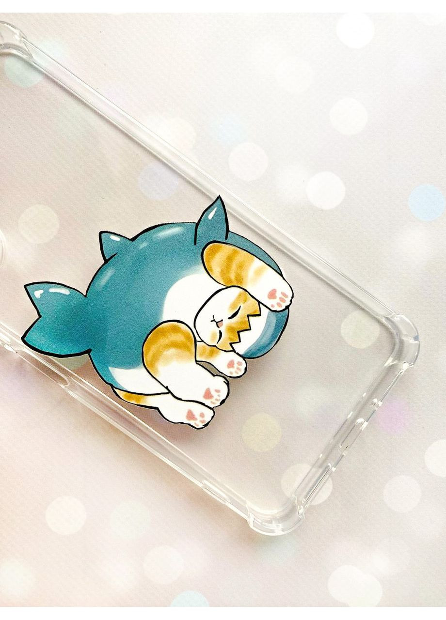 Чехол с утолщенными углами для Xiaomi Redmi 7A:: Котенок акула (принт 378) Creative (360679447)