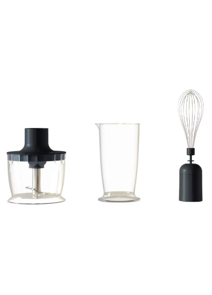 Блендер заглибний, 800Вт, 3в1, чаша-700мл, чопер, нержавіюча сталь Electrolux (360394635)