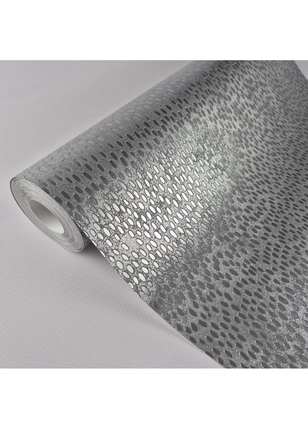 Шпалери вінілові на флізеліні 0.53 × 10.05 м 57911, срібно-сірі для спальні, вітальні, коридору MARBURG (368895846)