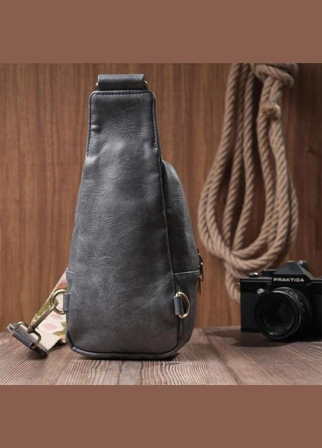 Сумка жіноча через плече сумочка слінг в дорогу планшет спортивний для документів барсетка для телефону Сірий 34609 Vintage (332164435)