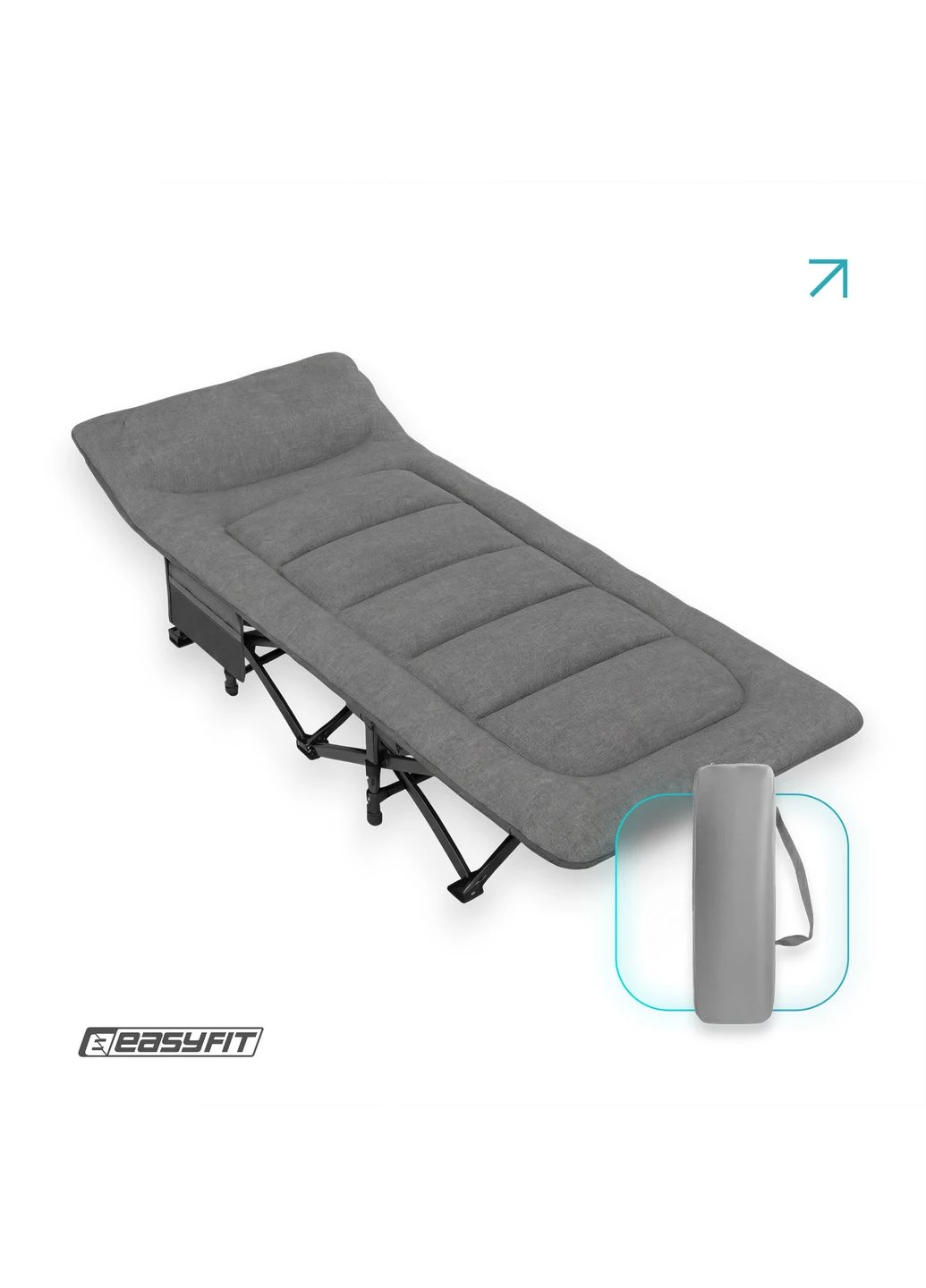 Раскладушка туристическая CozyCamp + чехол EasyFit (378738924)