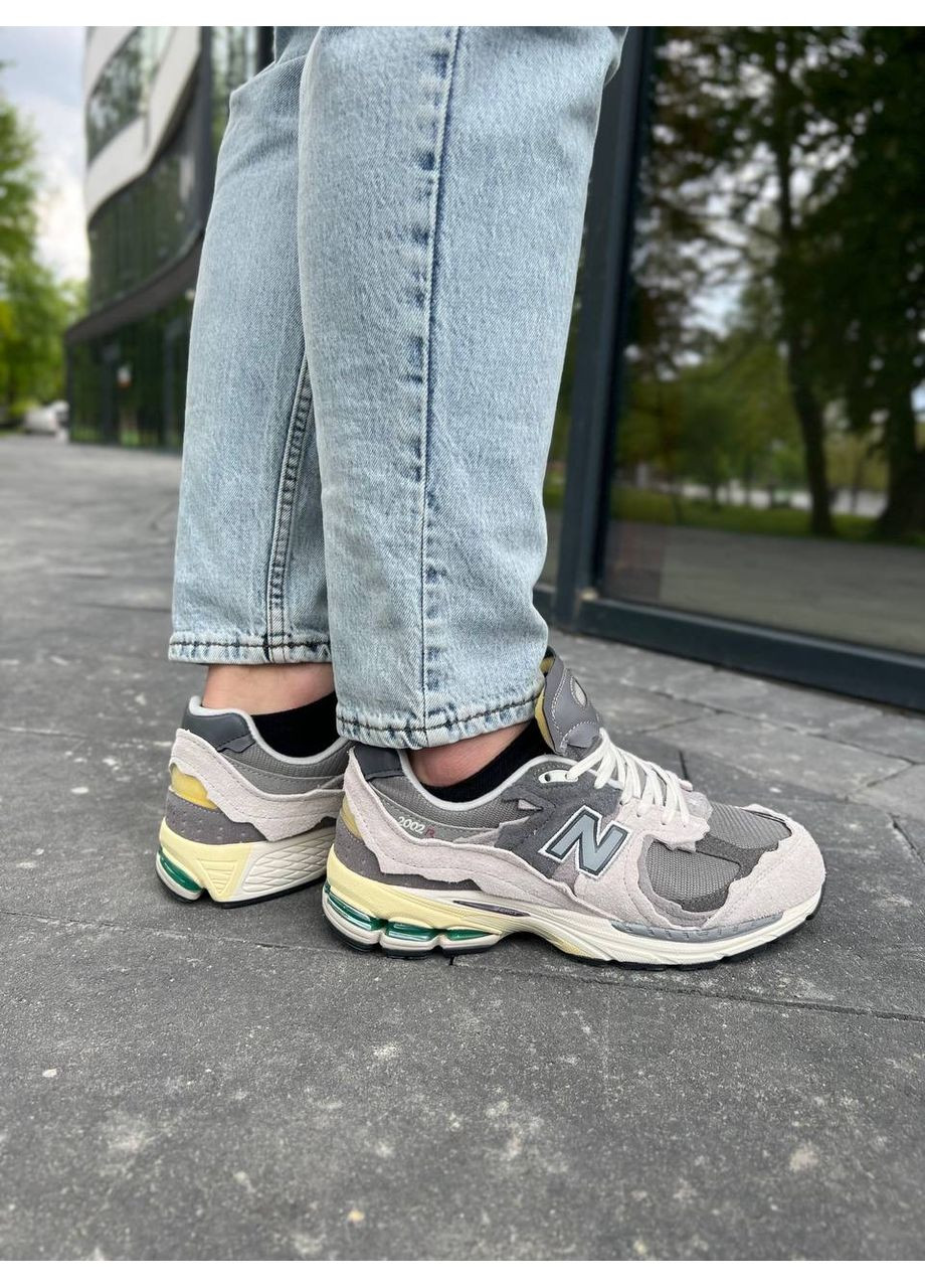 Цветные демисезонные кроссовки мужские new balance 2002r protection pack rain cloud нью беланс 2002r No Brand