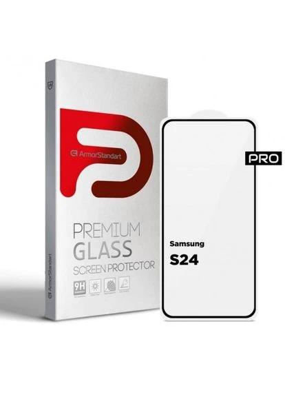 Захисне скло Pro для Samsung S24 S921/S25 S931 Black (ARM72436) ArmorStandart (386410606)