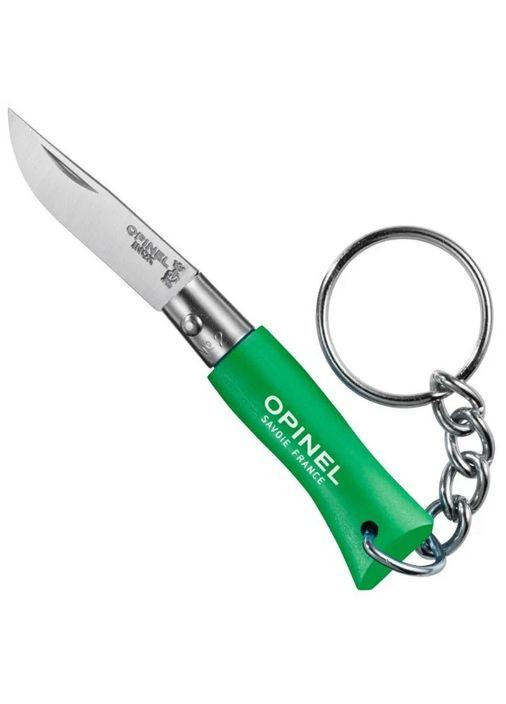 Брелок для ключей Keychain №2 Green нож складной маленький (002273) Opinel (363132450)