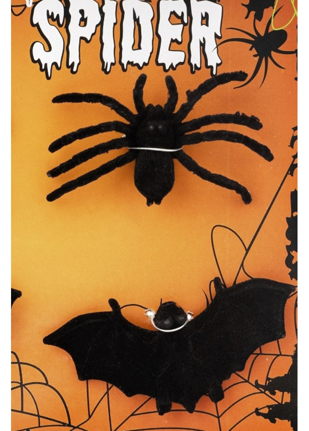 Декор на Геловін «Павуки і Кажани» колір чорний ЦБ-00285406 No Brand (361855573)