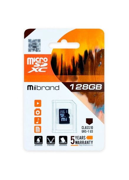 Картка пам'яті MicroSD 128 GB Mibrand (282001418)