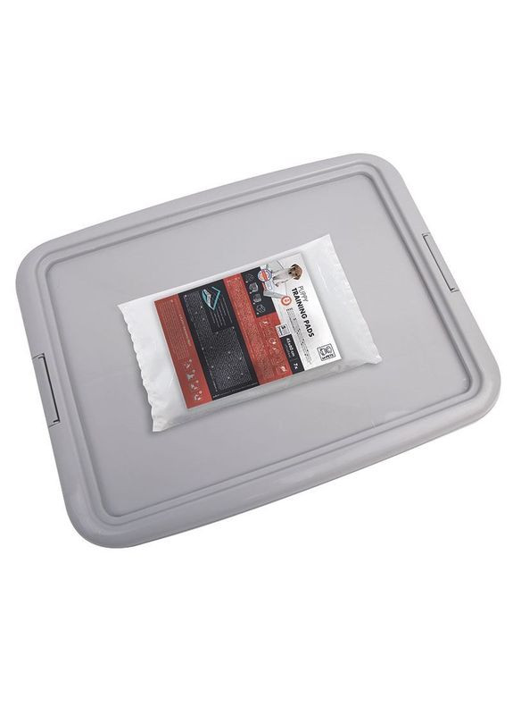 Гігієнічний лоток-тримач для пелюшок з комплектом пелюшок Starter Kit Holder&7 Training Pads - 60,5х46х3,2 см M-Pets (327391822)