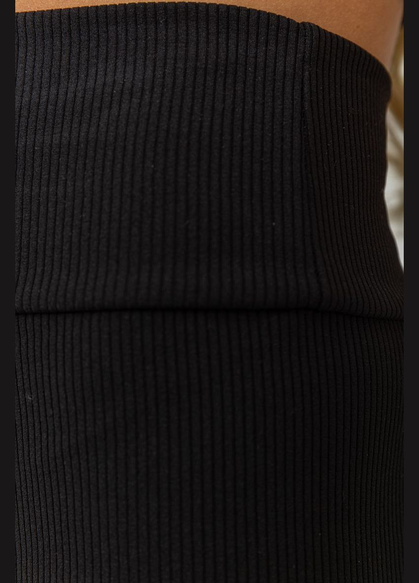 Лосини жіночі в рубчик на флісі, колір шоколадний, Ager (266815315)