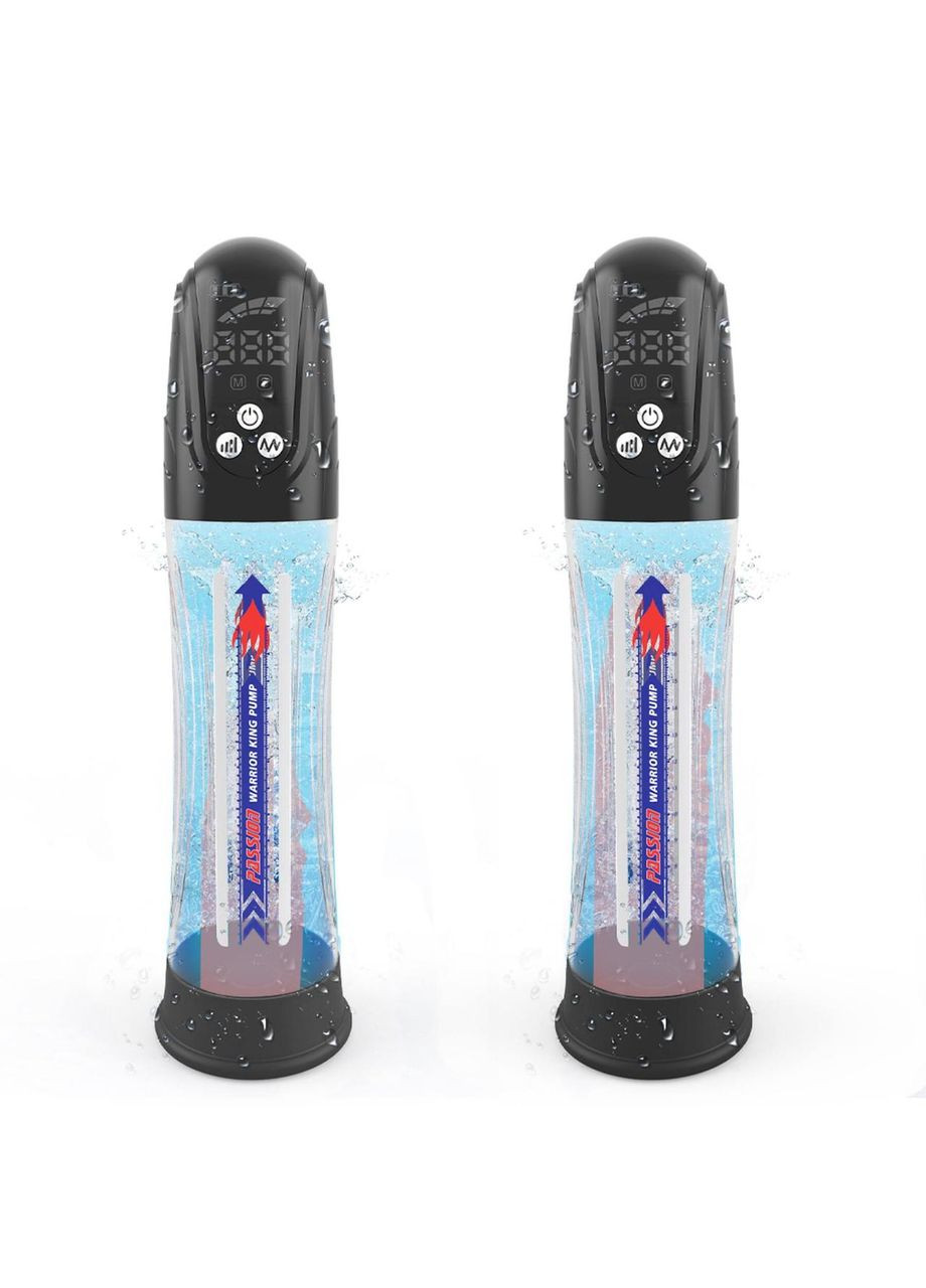 Автоматична гідропомпа 2в1 (вода/повітря) Water Bath з LED-дисплеєм, 2 режими No Brand (366878967)