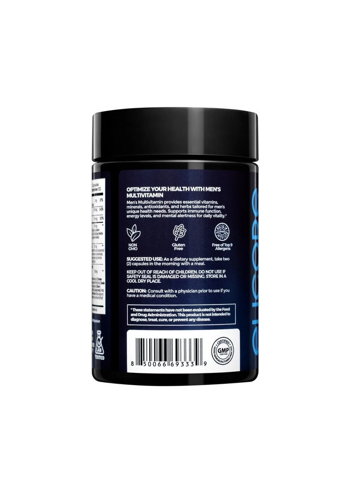 Мультивитаминный комплекс для мужчин Men's Multivitamin, 60 вегакапсул Elicore Labs (378791368)