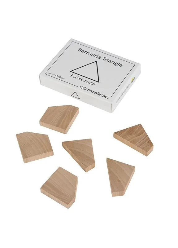 Набір Дерев'яних Головоломок "wooden Mini Puzzle Set" Заморочка 12en Seli Triangle (394390773)
