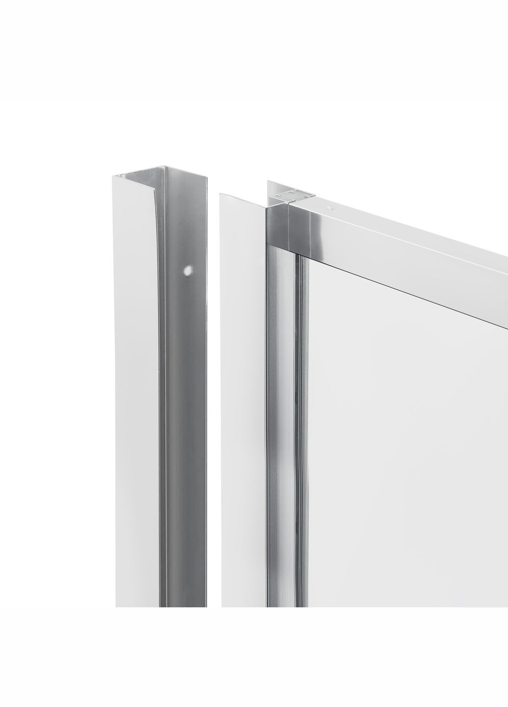 Душова кабіна Leo 90х90 см, скло Clear, CalcLess, 6 мм без піддона Qtap CRM10995-AC6 (341326588)