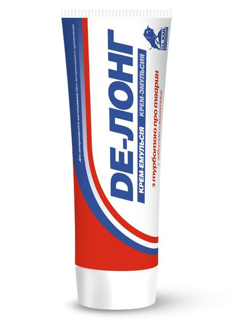 Крем-эмульсия Де-ЛОНГ с декаметоксином, противовоспалительное и анестезирующее средство, 200г No Brand (368710308)