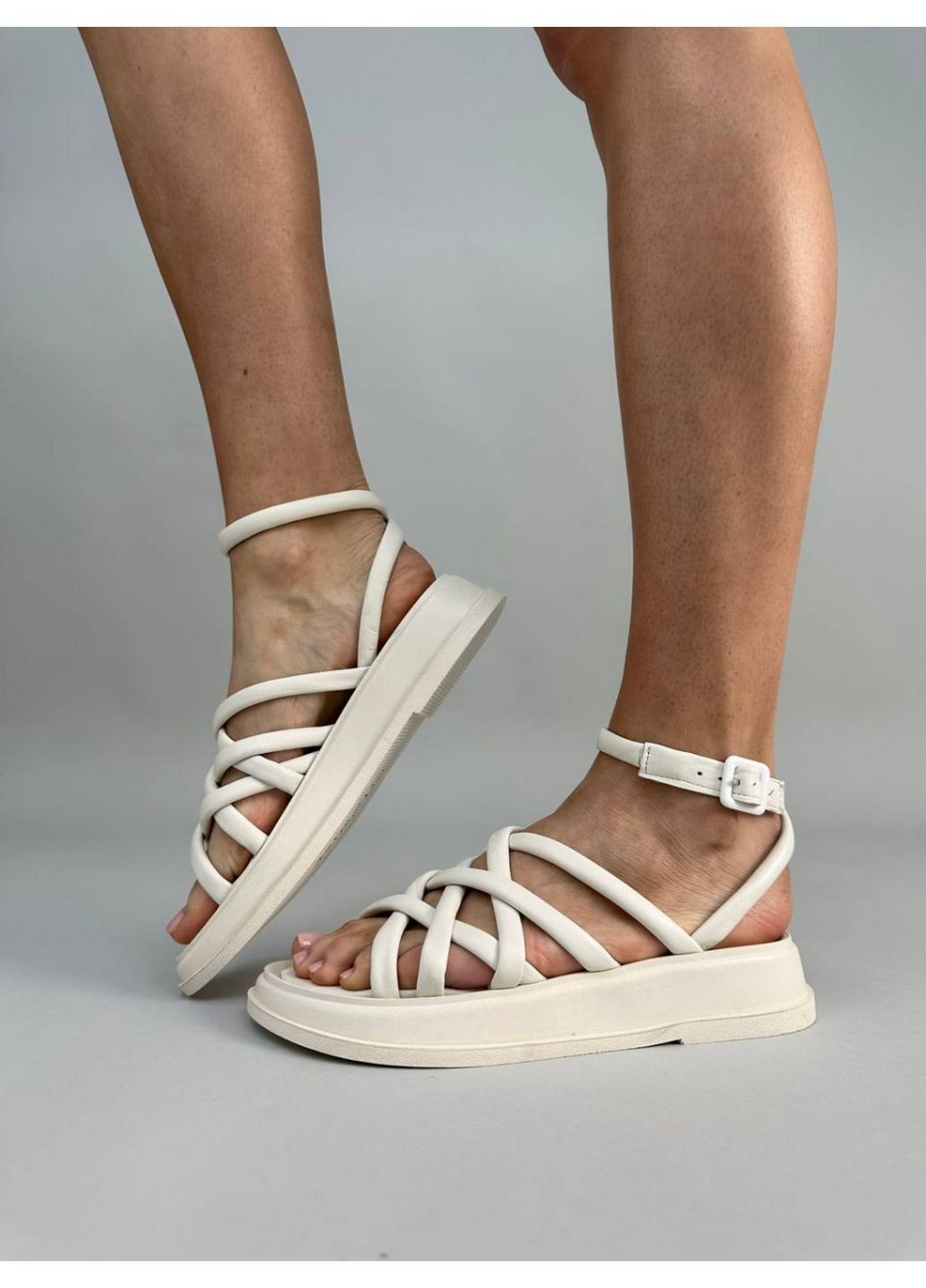 Жіночі шкіряні босоніжки (6707-3) VZUTIK (296261554)