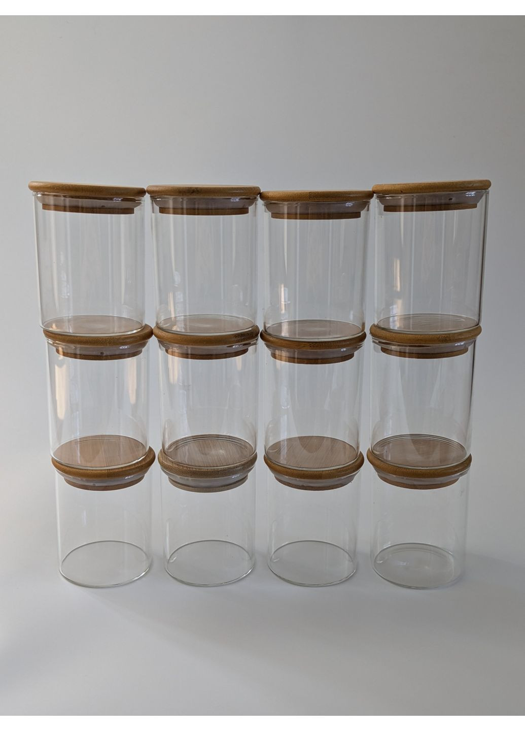 Набор стеклянных емкостей для специй 12 шт. 200 мл. No Brand (361125585)