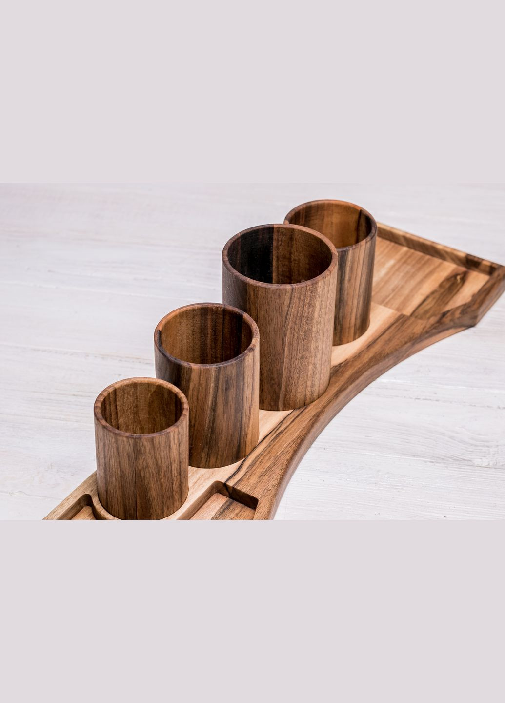 Настольный органайзер «Titanic» из древесины ореха Подставка на рабочий стол EcoWalnut (295673199)