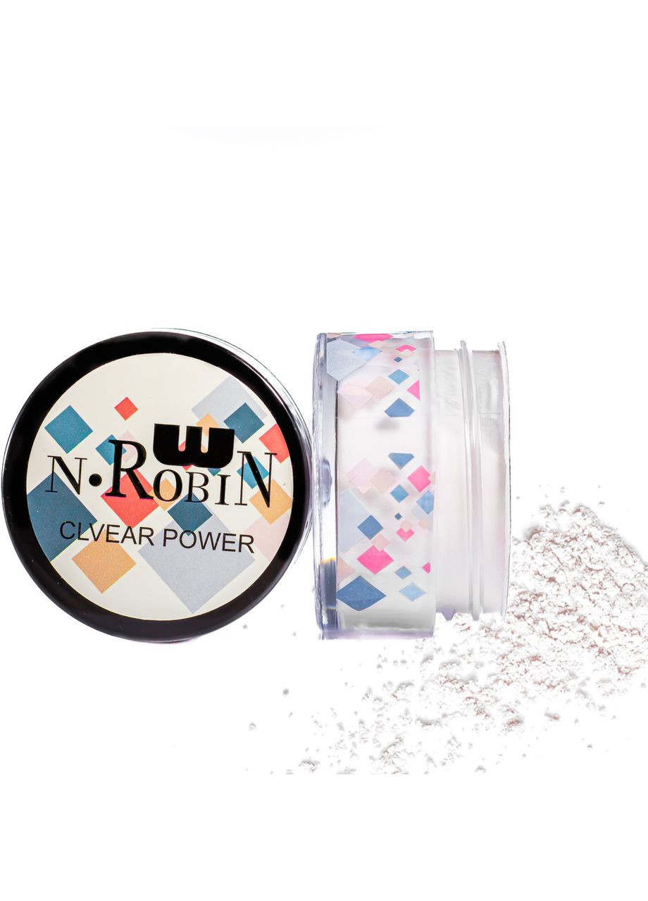 Акрилова пудра для нігтів прозора N· Acrylic Powder 15 г Robin (302728729)